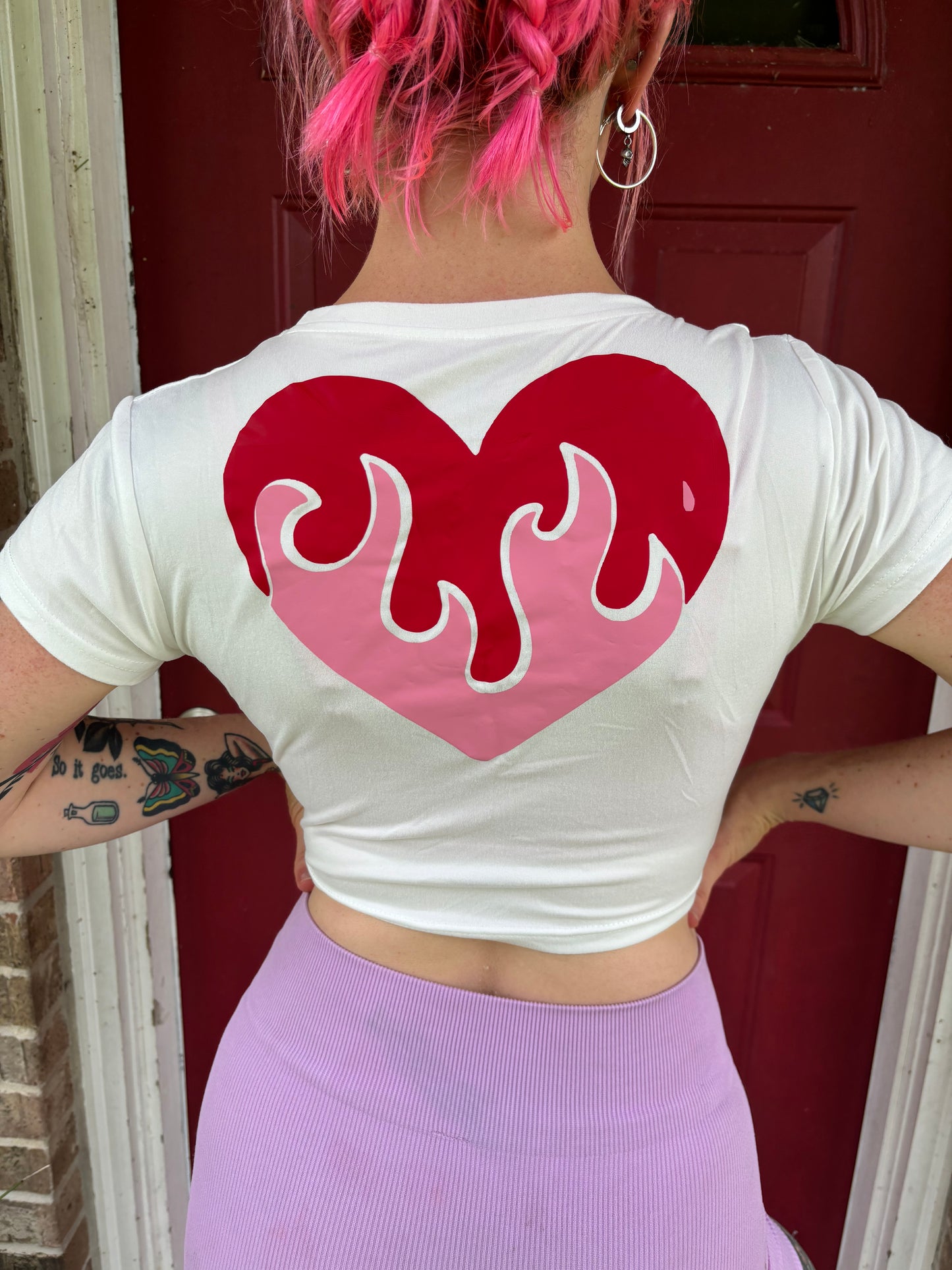 Flaming Heart Shirt