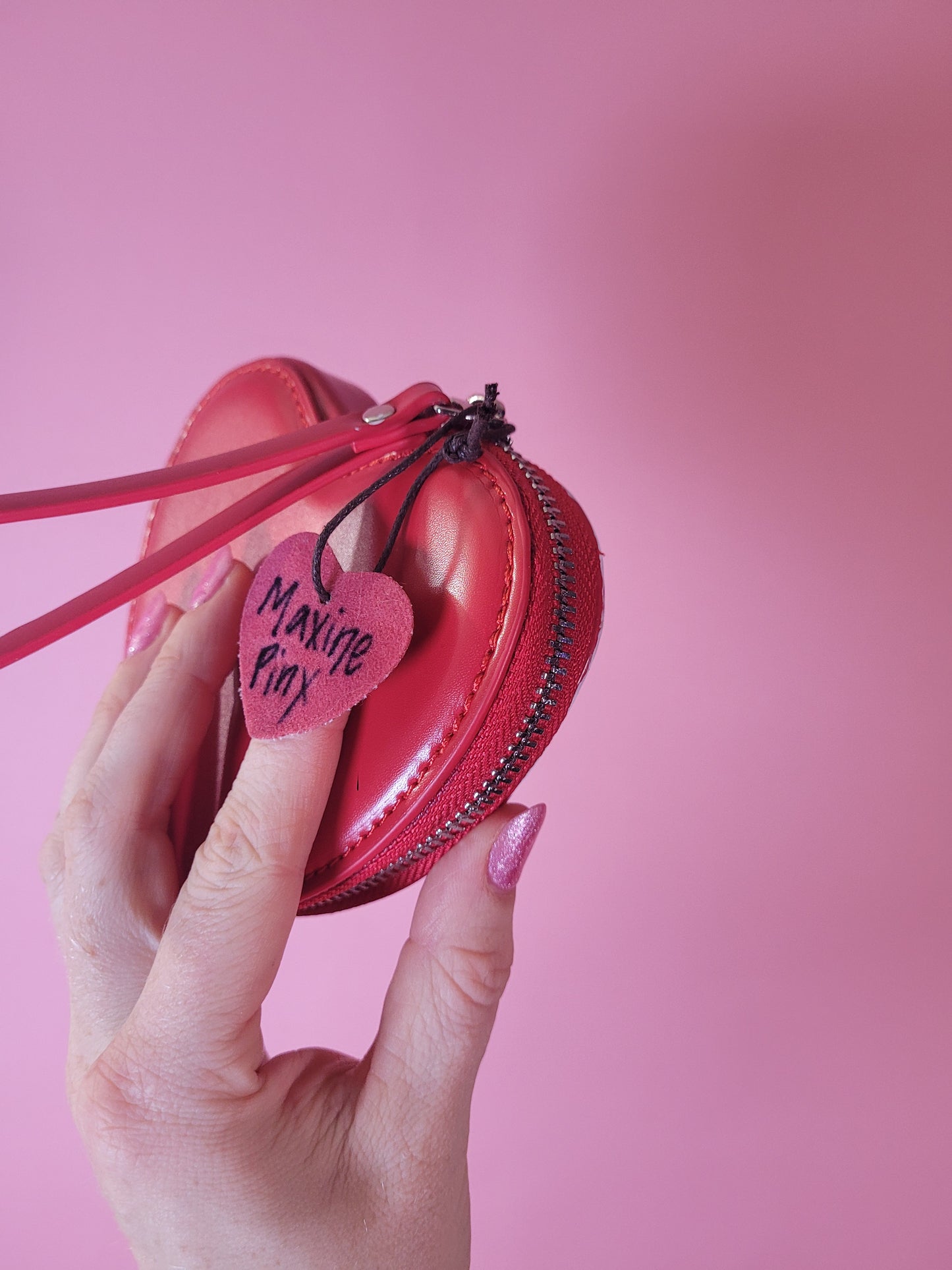 Painted Heart Clutch